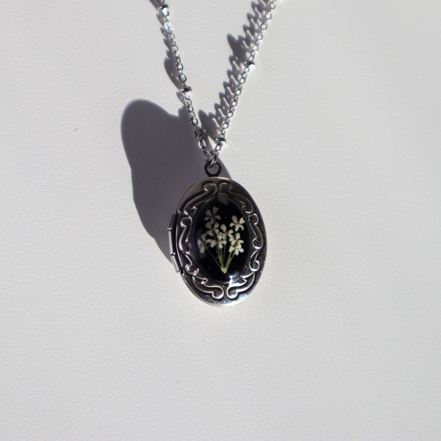 Black Oval Locket