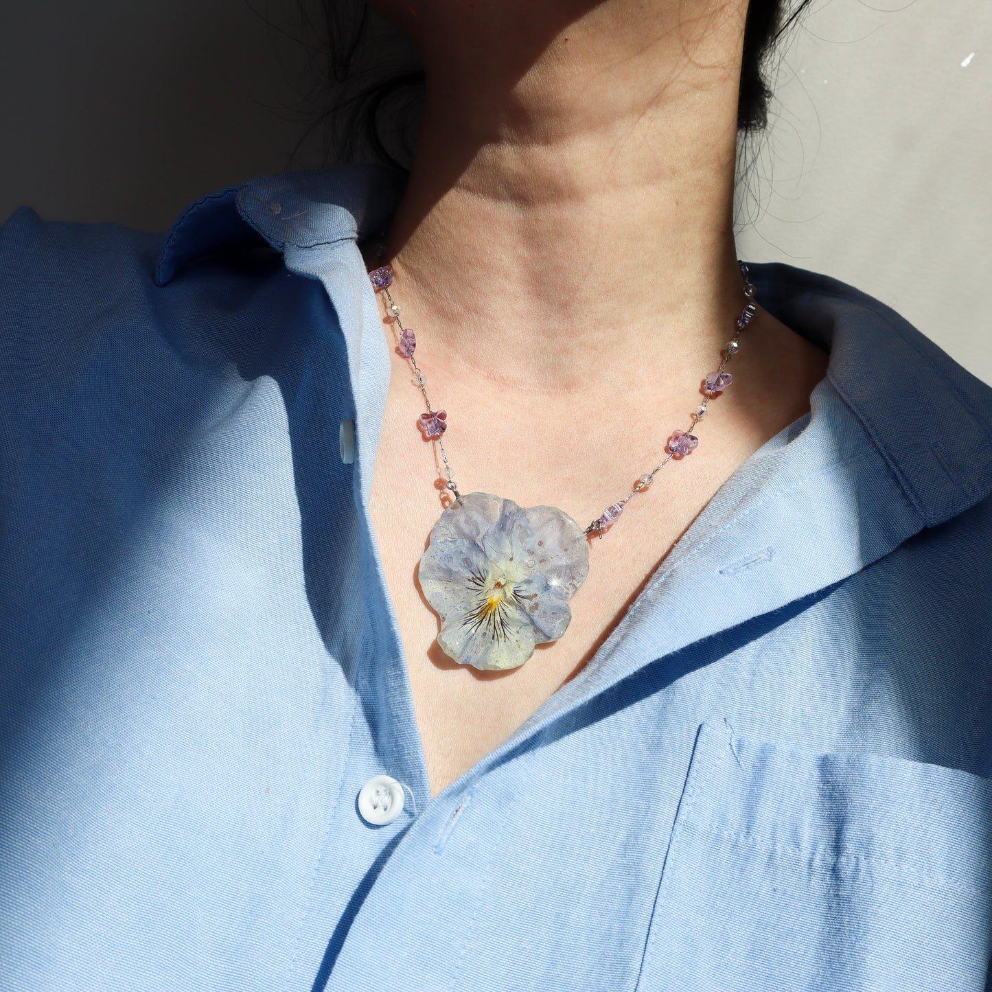 Pansy Necklace