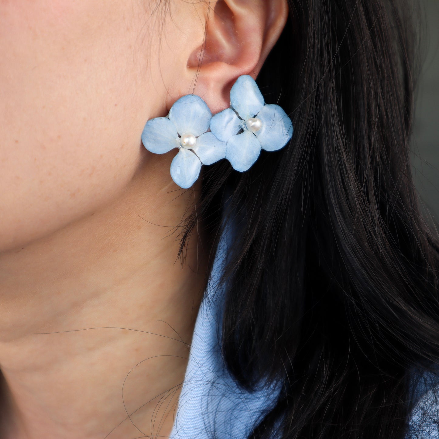 Double Blossom Hydrangea Earrings