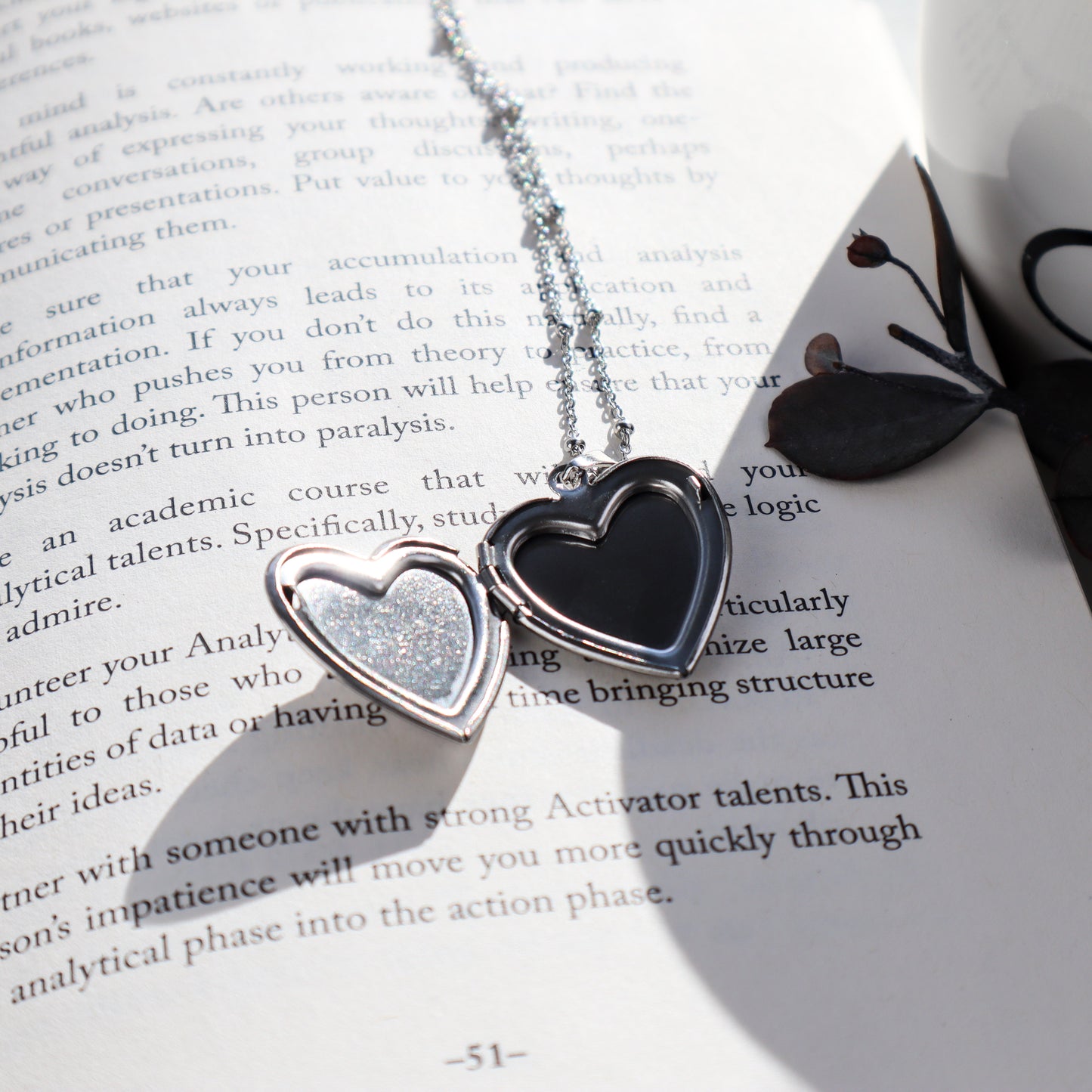 Black Heart Locket