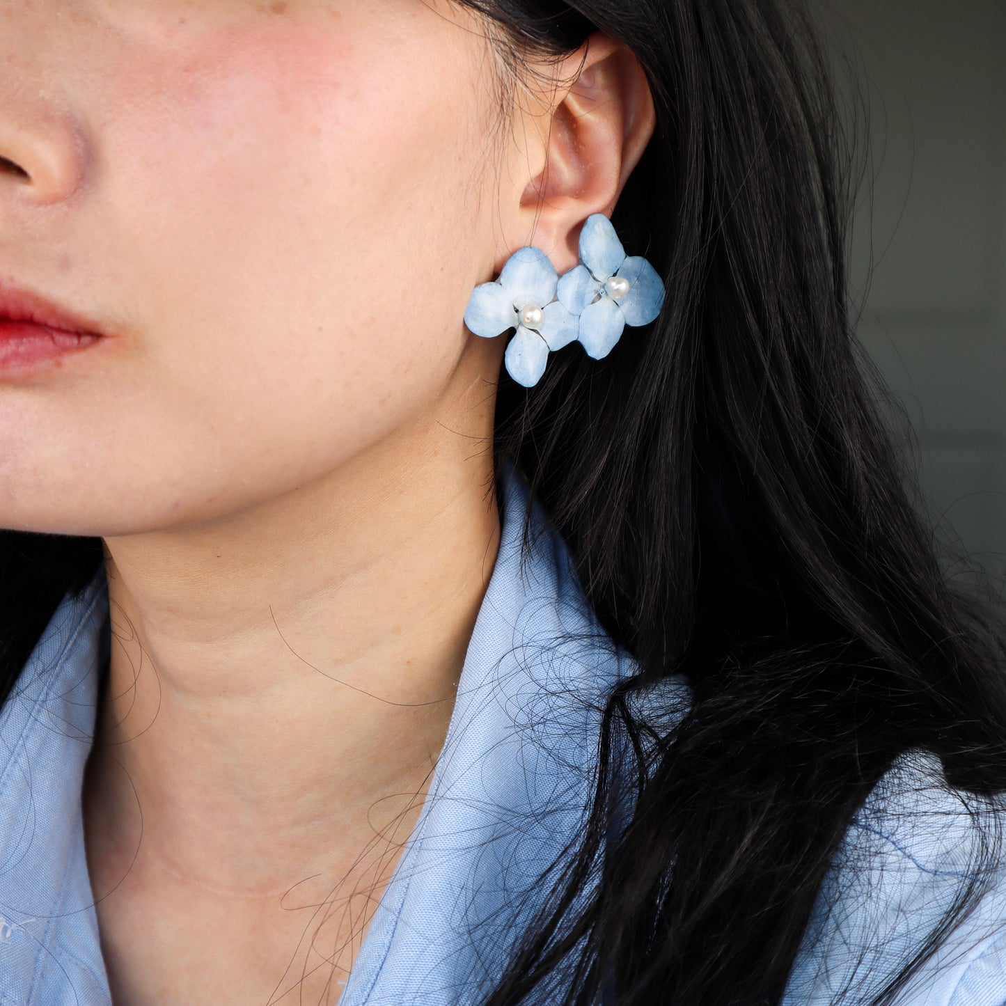 Double Blossom Hydrangea Earrings