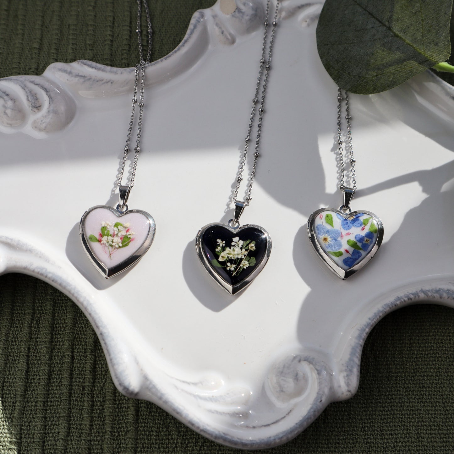 Blue Heart Locket