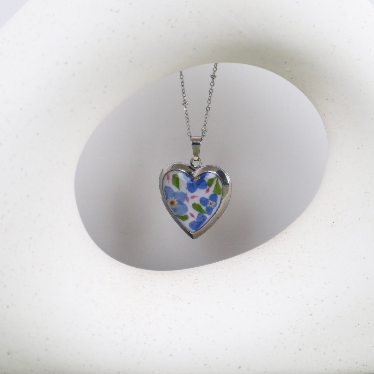 Blue Heart Locket
