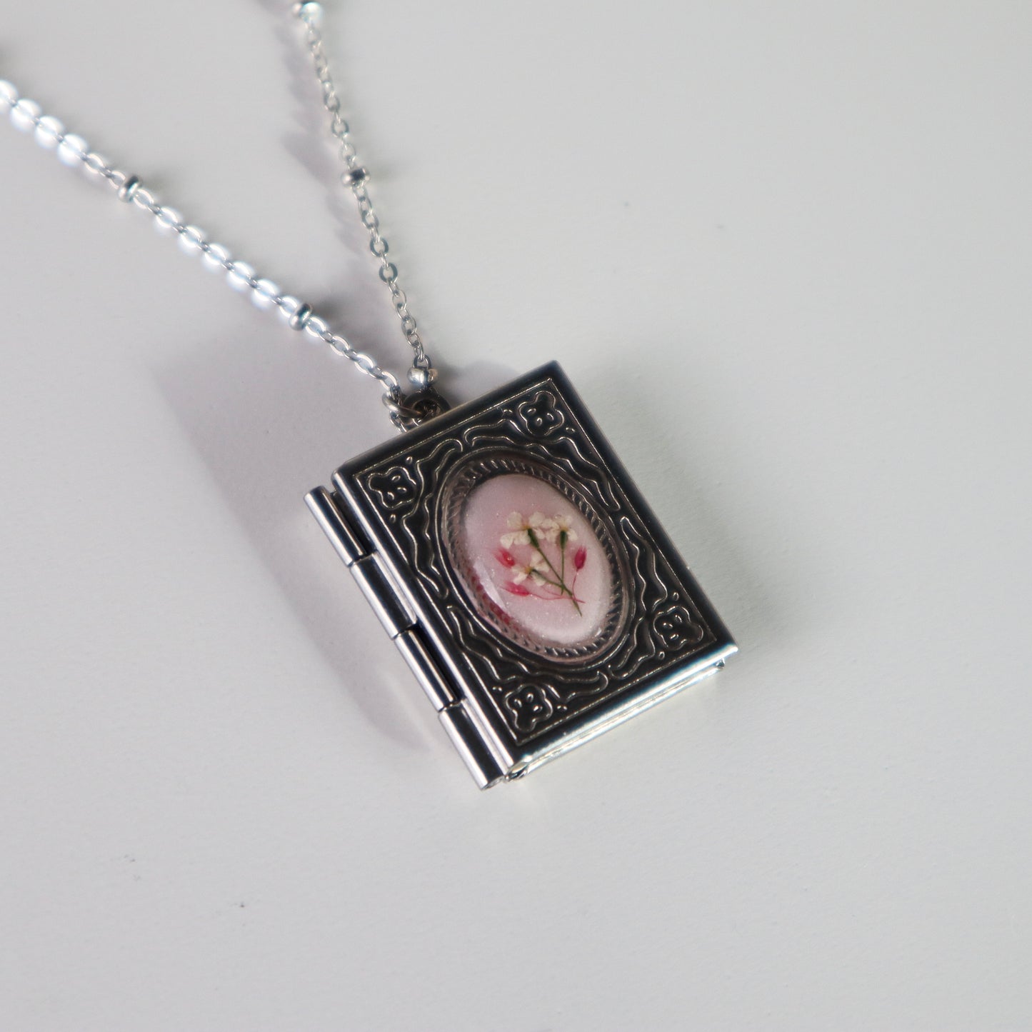 Pink Book Locket