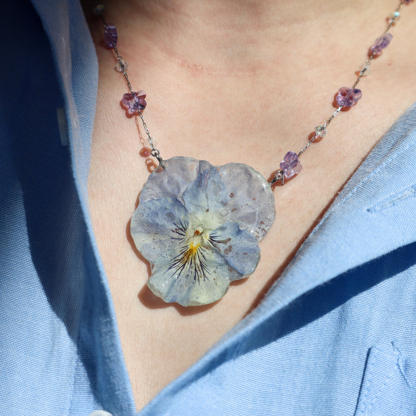 Pansy Necklace