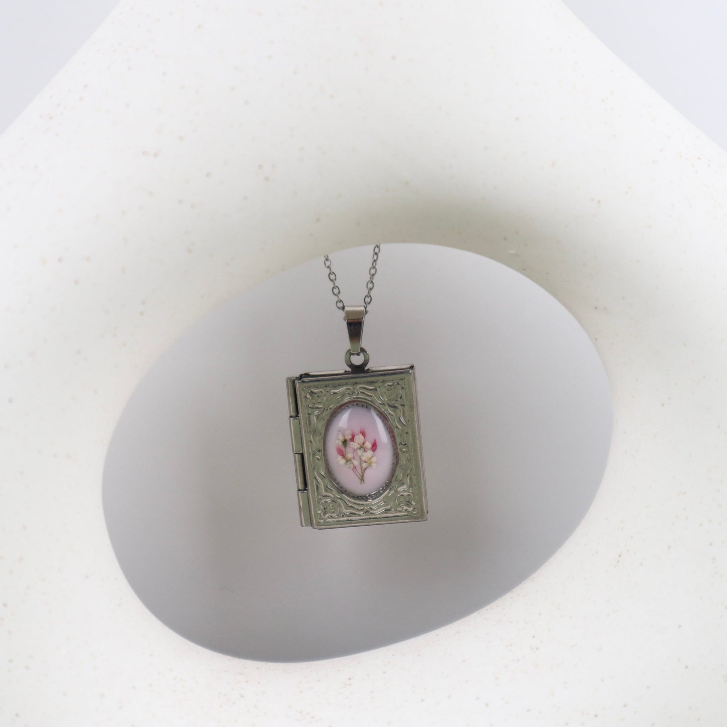 Pink Book Locket
