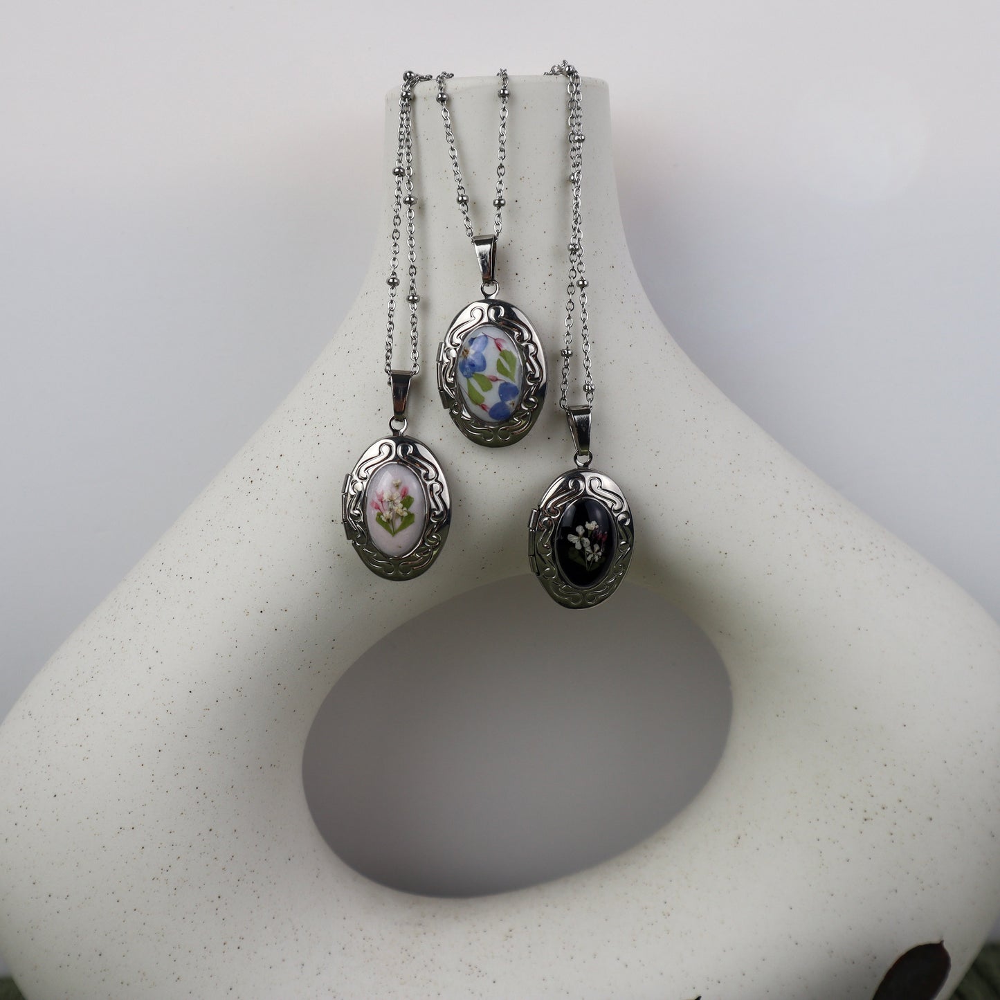 Black Oval Locket