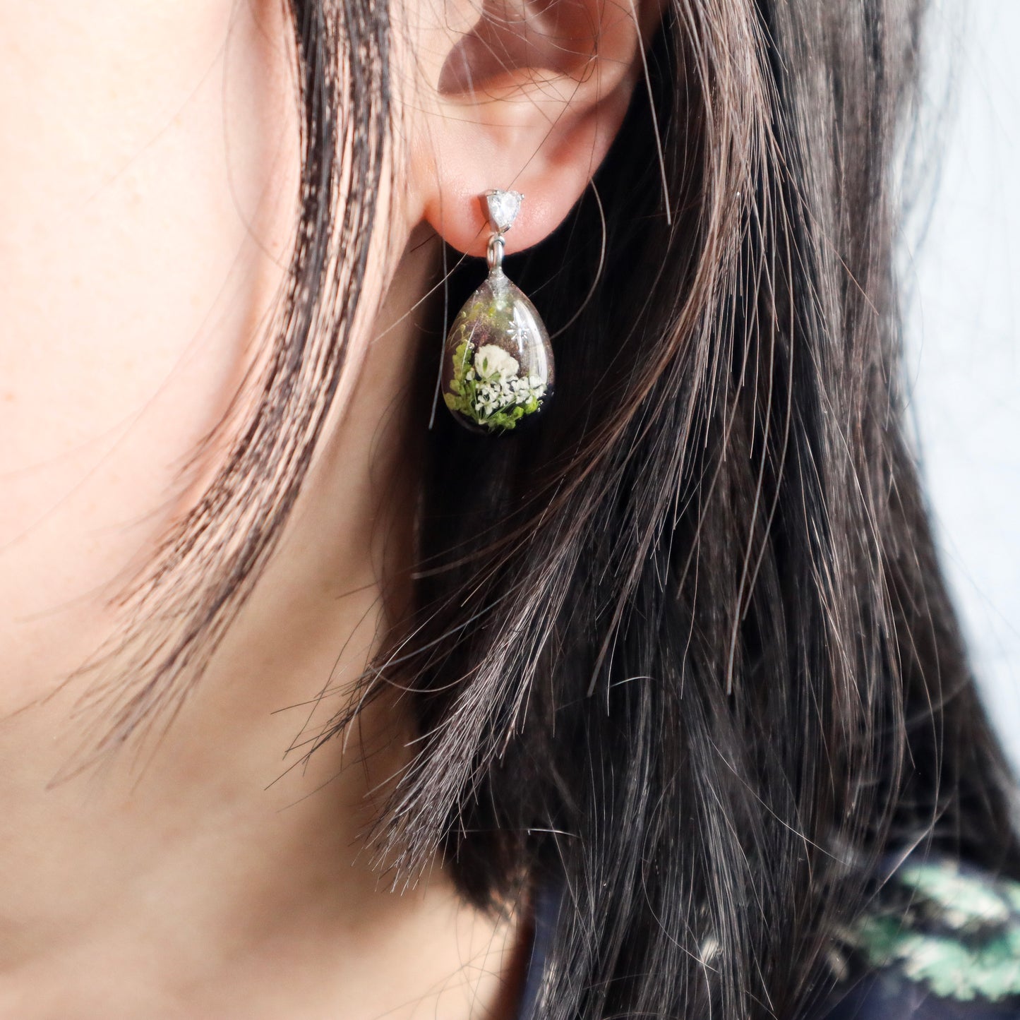 Night Garden Waterdrop Drop Earrings