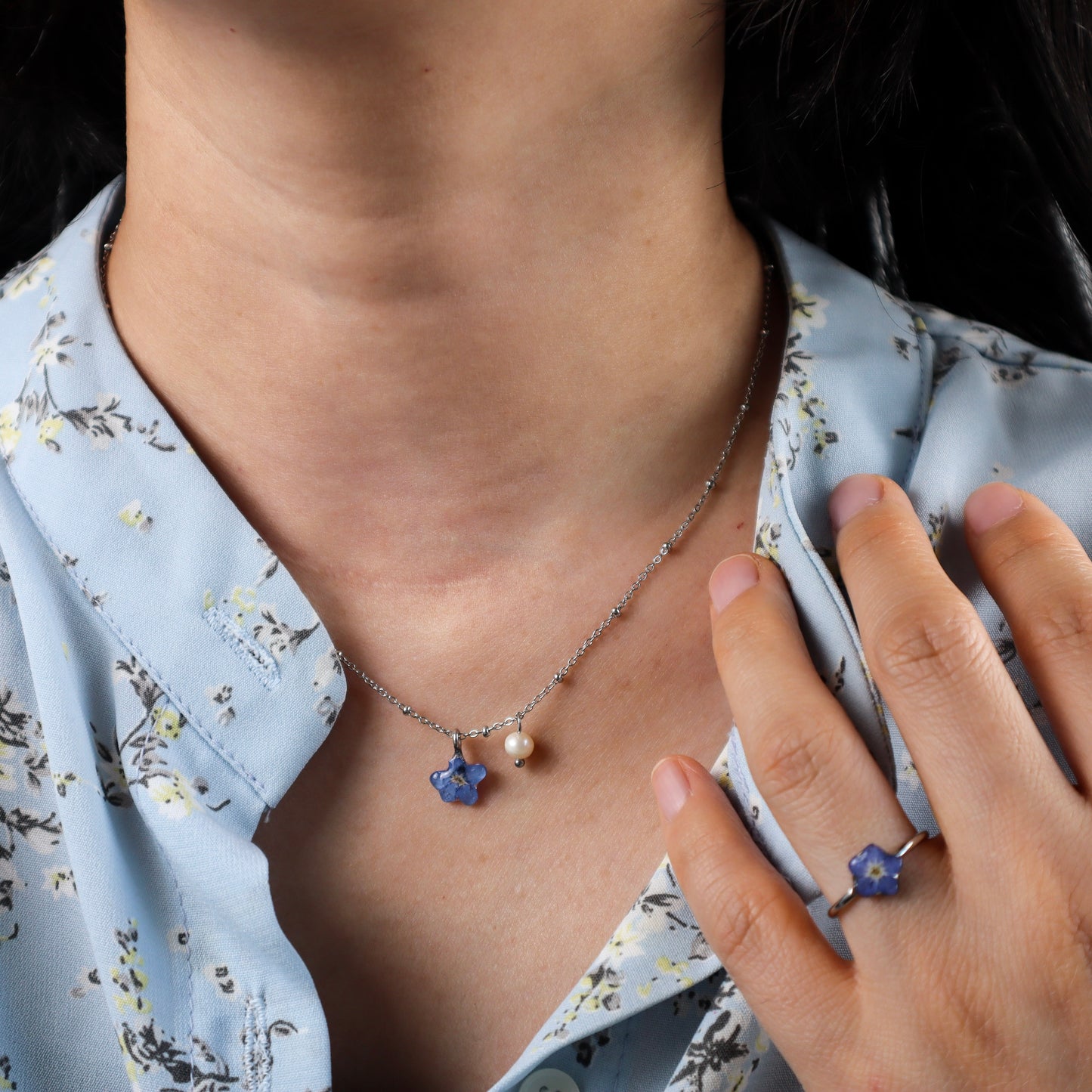 Forget-Me-Not Necklace