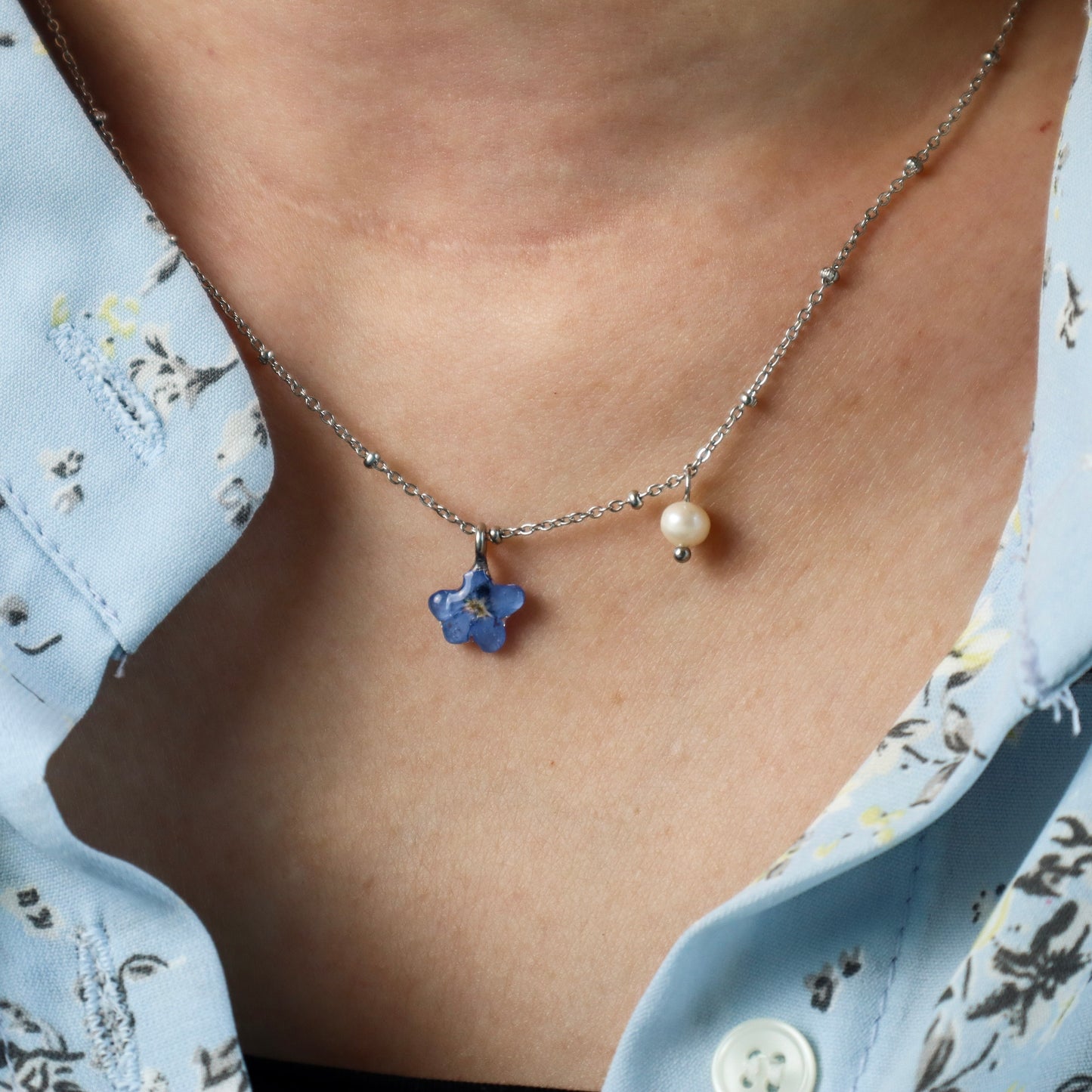 Forget-Me-Not Necklace