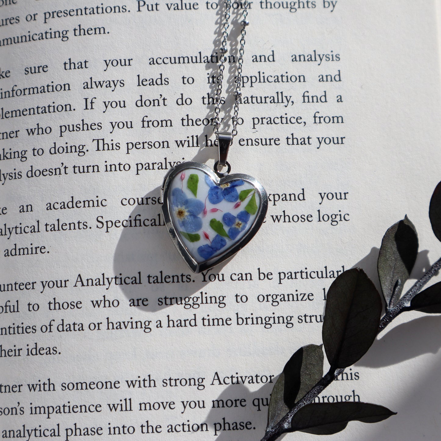 Blue Heart Locket