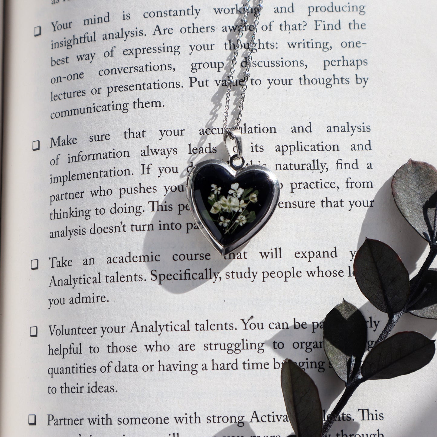 Black Heart Locket