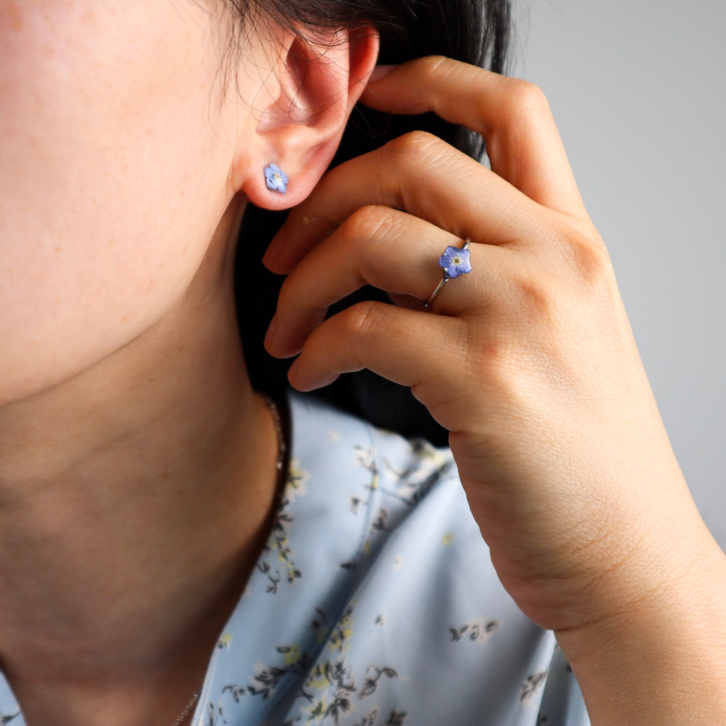 Forget-Me-Not Stud Earrings
