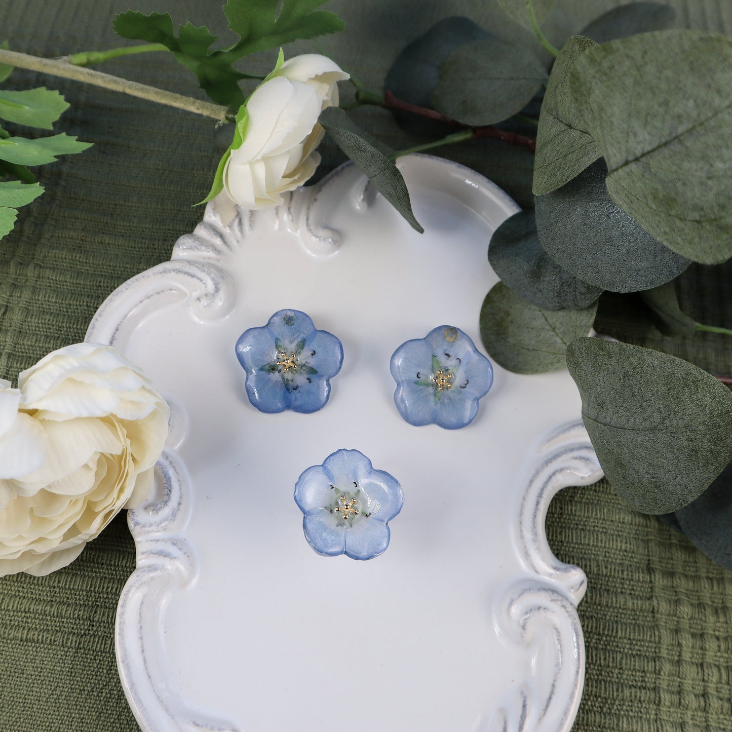 Nemophila Stud Earrings