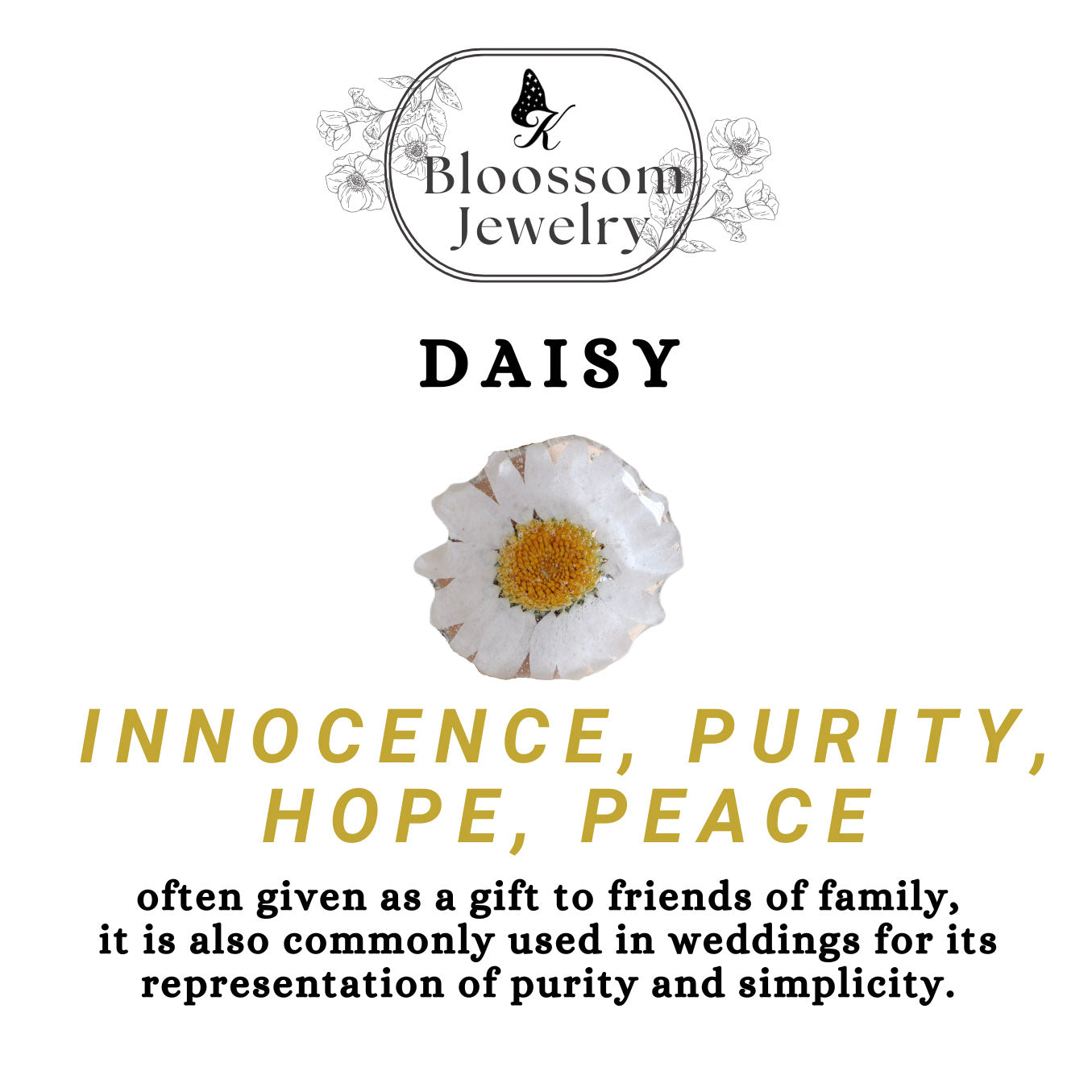 White Daisy Stud Earrings