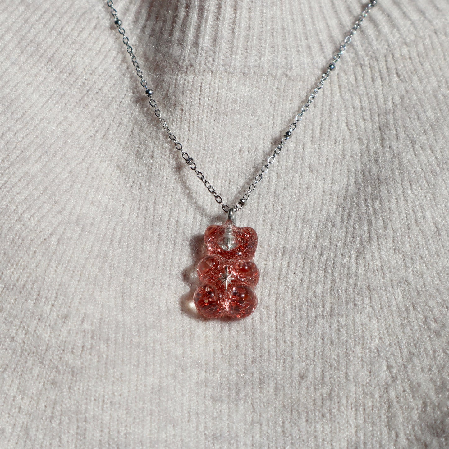 Rose Gold Star Bear