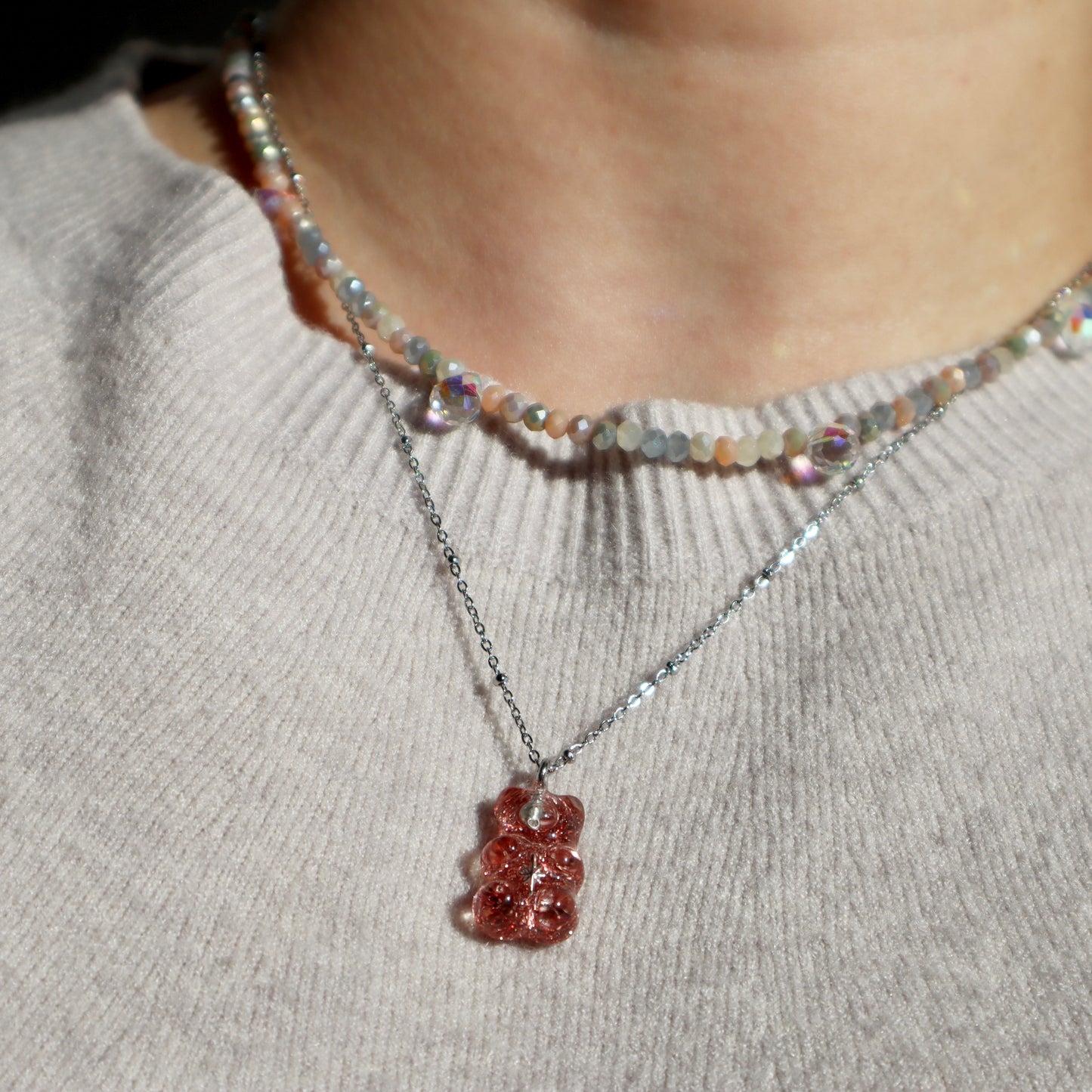 Rose Gold Star Bear