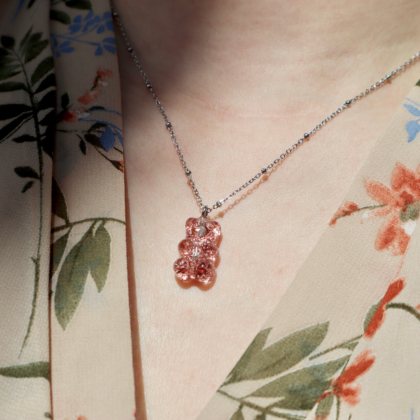 Rose Gold Star Bear