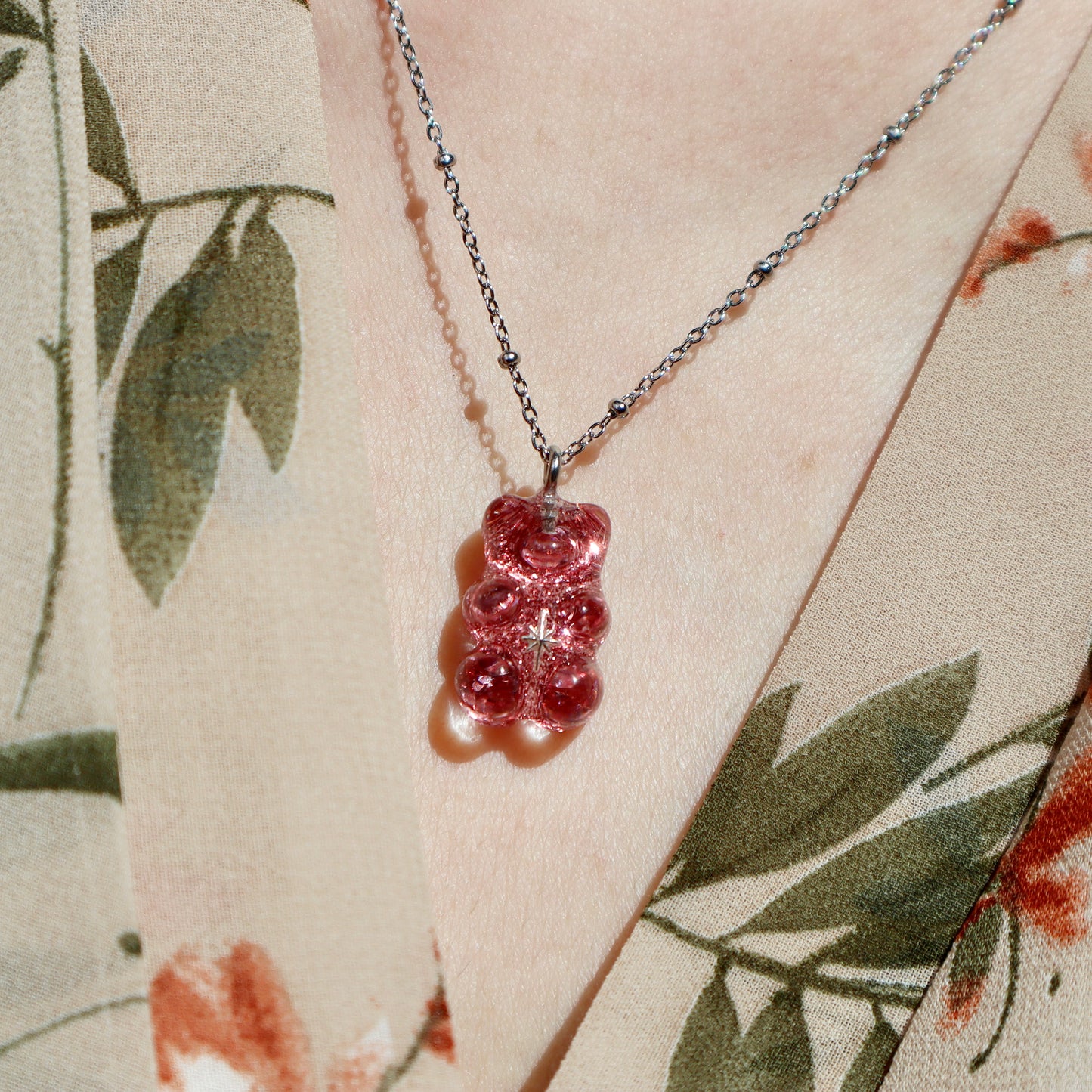 Pink Champagne Star Bear