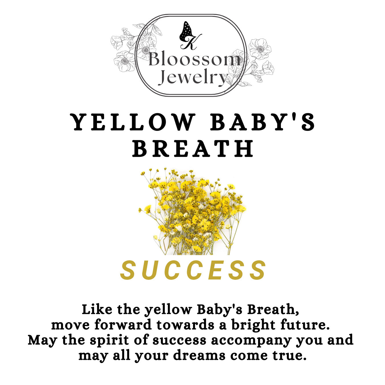 Yellow Waterdrop Pendant Necklace
