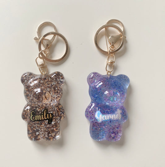 Custom order bear keychain