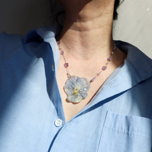Pansy Necklace
