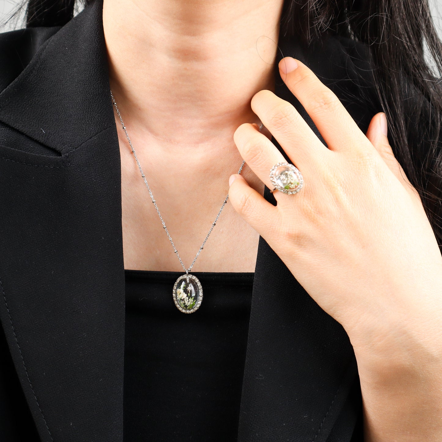 Garden Series Oval Necklace