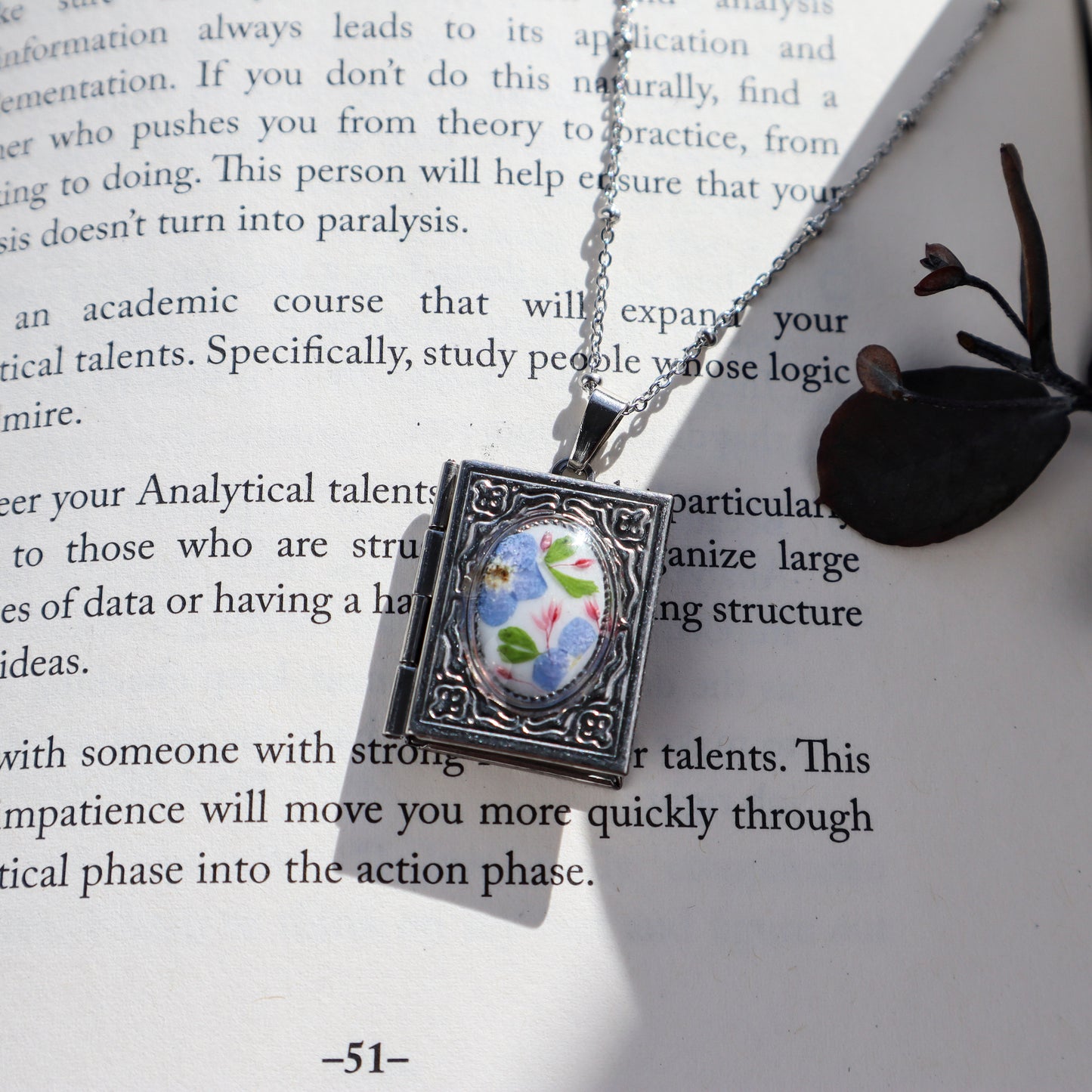 Blue Book Locket