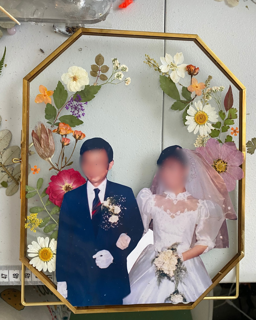 Black Vintage Octagon Frame 8″×10″