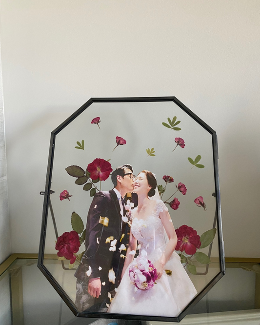 Black Vintage Octagon Frame 8″×10″