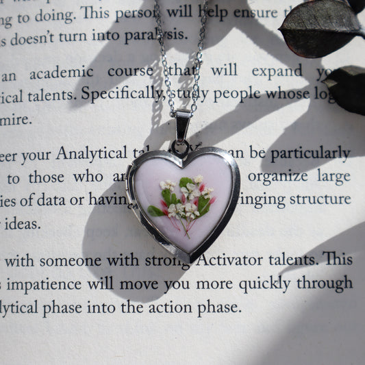 Pink Heart Locket