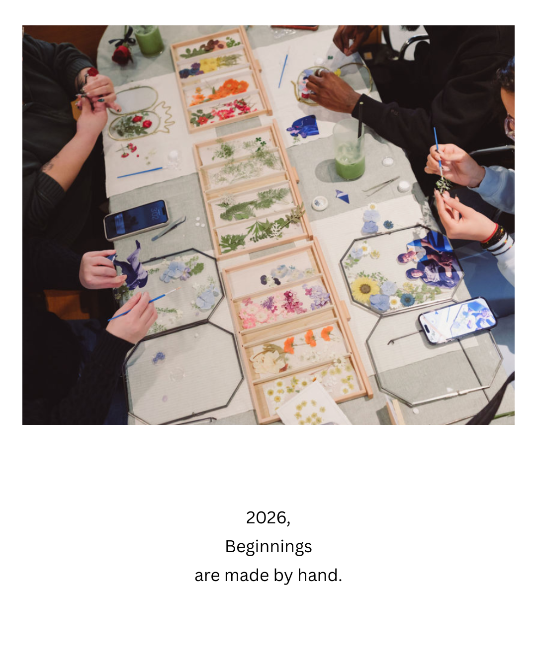 Galentine Floral Frame Workshop