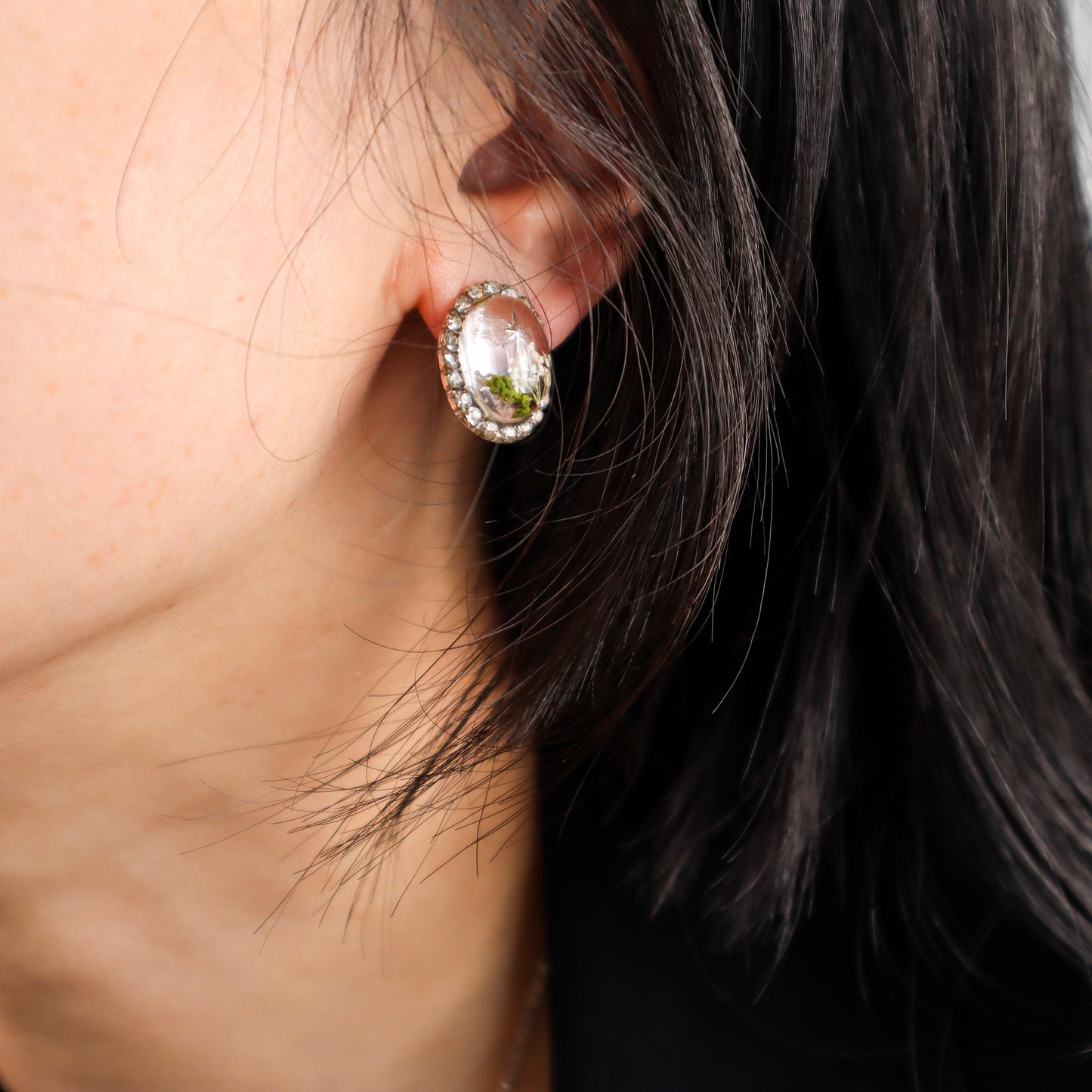 Garden Series Oval Earrings