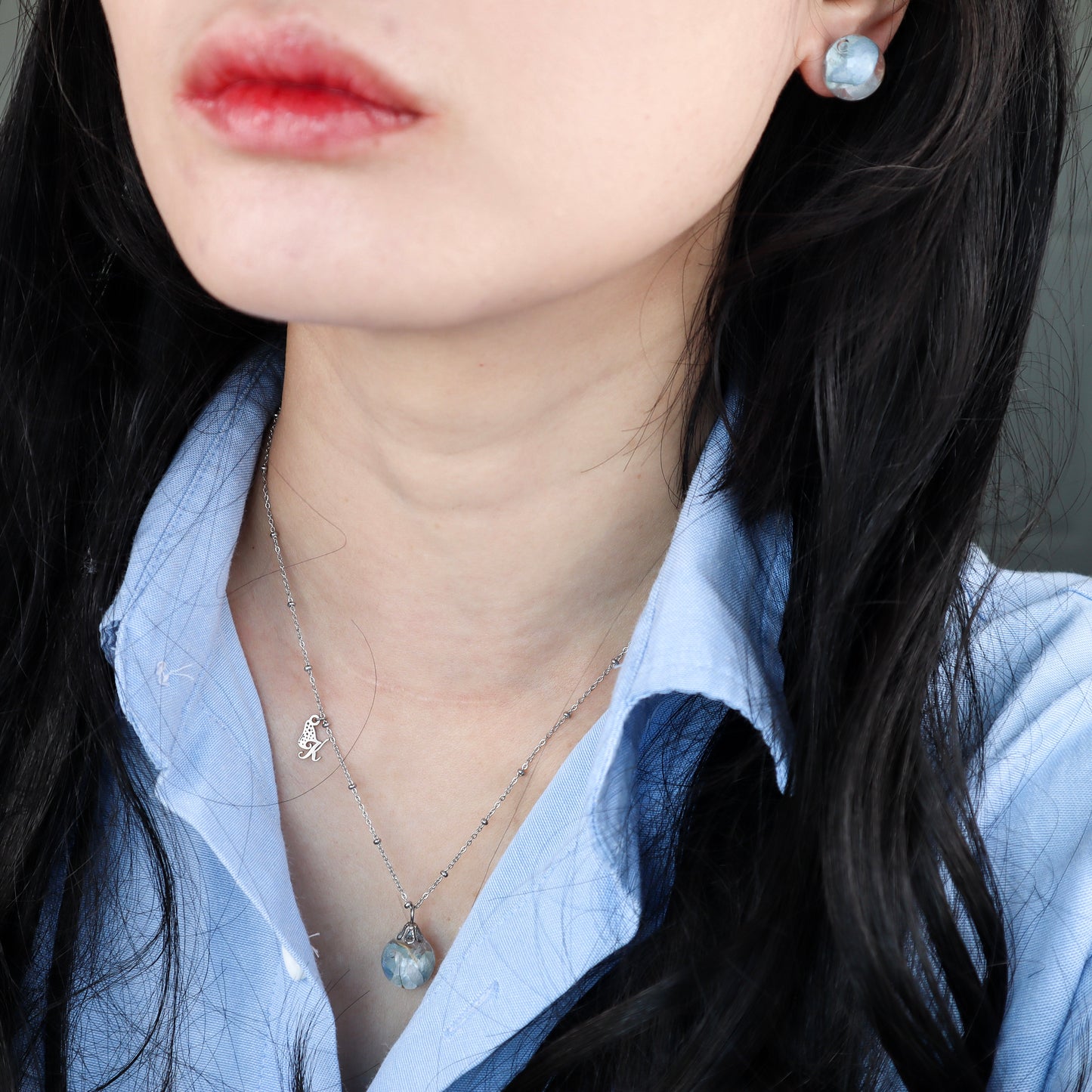 Reflection In the Garden Earring