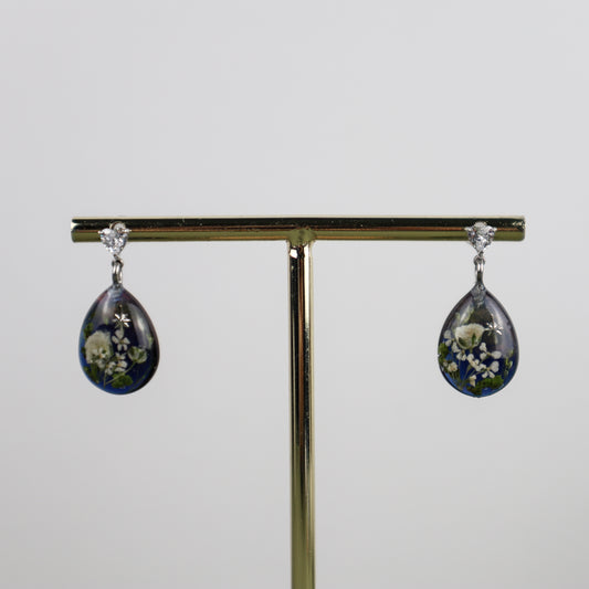 Night Garden Waterdrop Drop Earrings