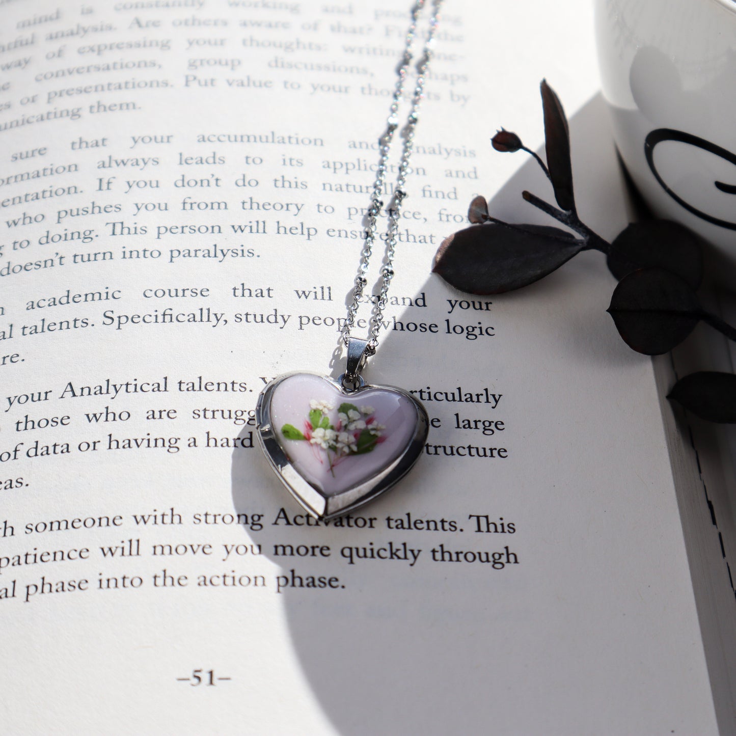 Pink Heart Locket