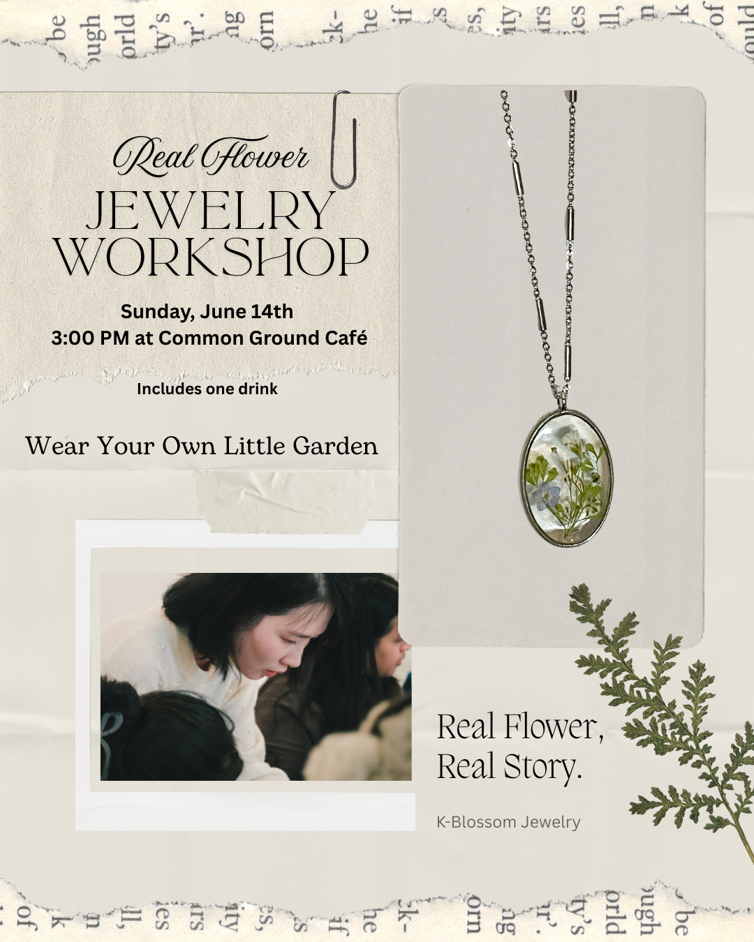 Little Garden Jewelry Workshop