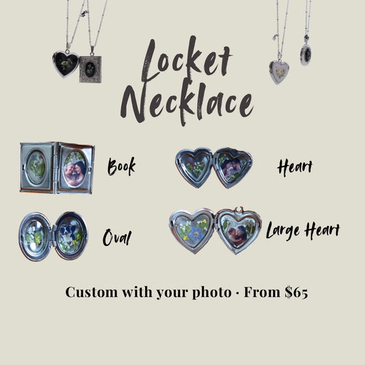 Locket Necklace(with your photo)