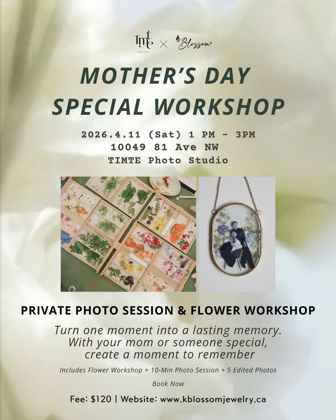 Mother’s Day Flower Frame & Photo Session