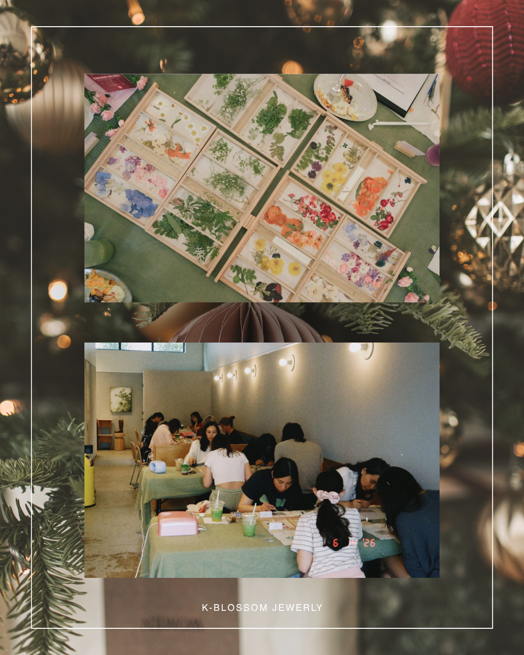 Christmas Pressed Flower Frame Workshop – November 15