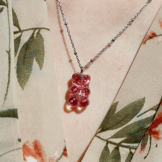 Pink Champagne Star Bear